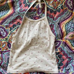 a halter top with mini cherries